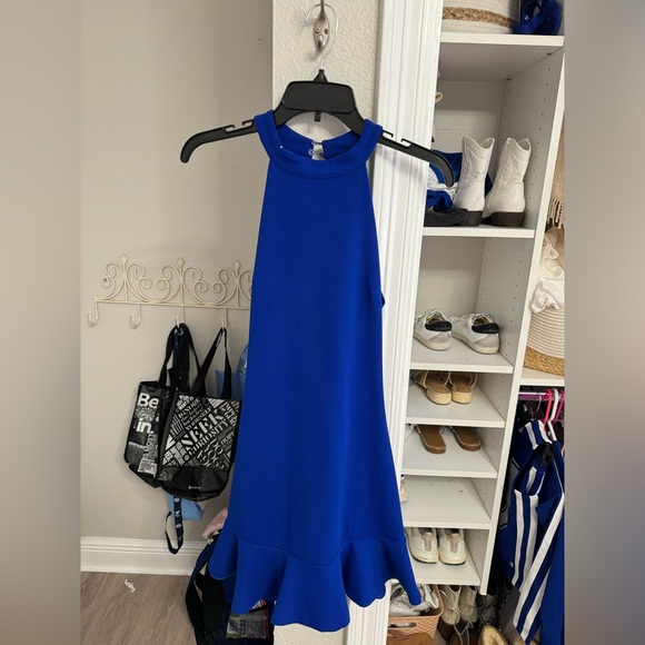 Lulus blue halter dress - Picture 1 of 2